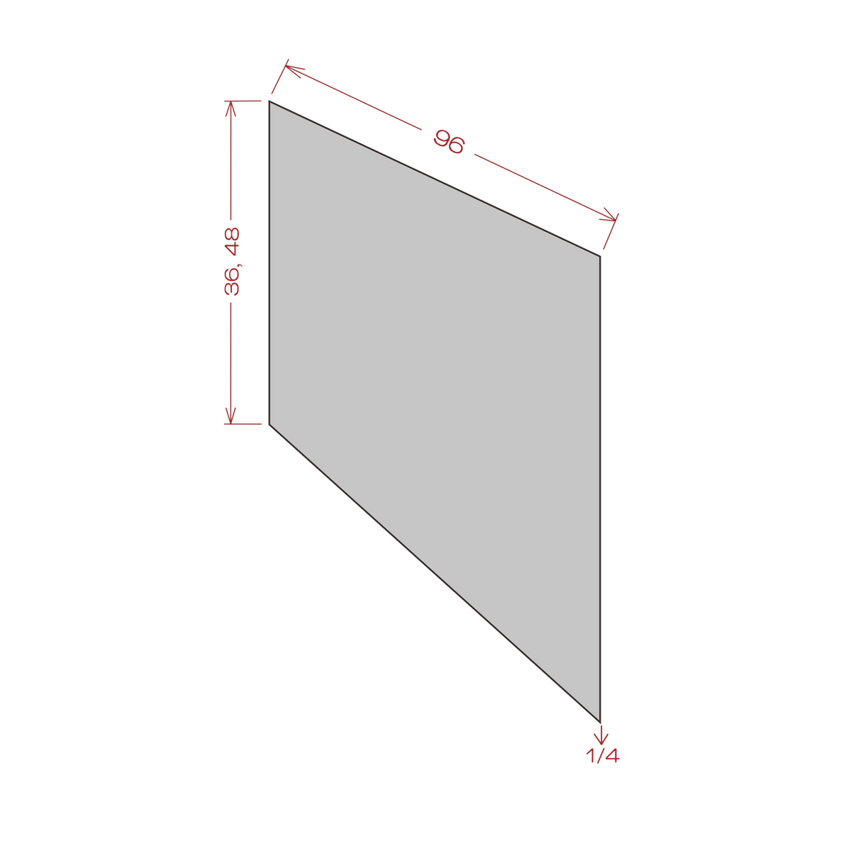Plywood Finished Side Panel - Shaker White