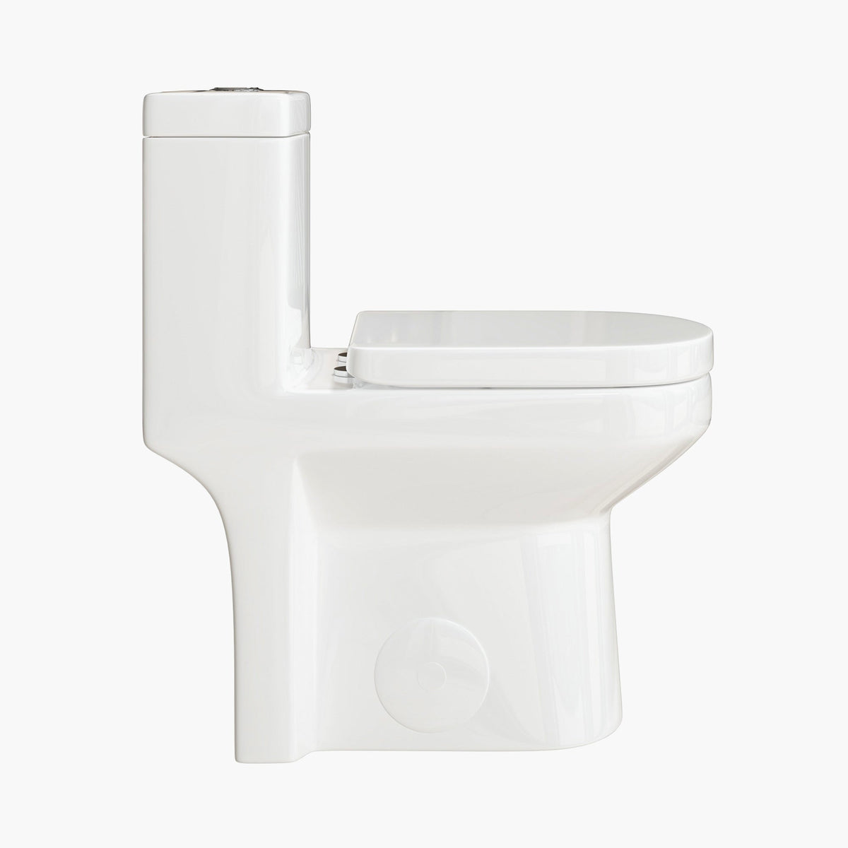 HOROW 8733U Compact Toilet, Dual-Flush System, Soft-Closing UF Seat