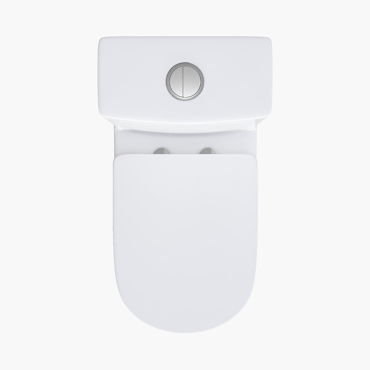 HOROW 8733S Compact One-Piece Toilet, 12-Inch Rough-In, Siphon Flush