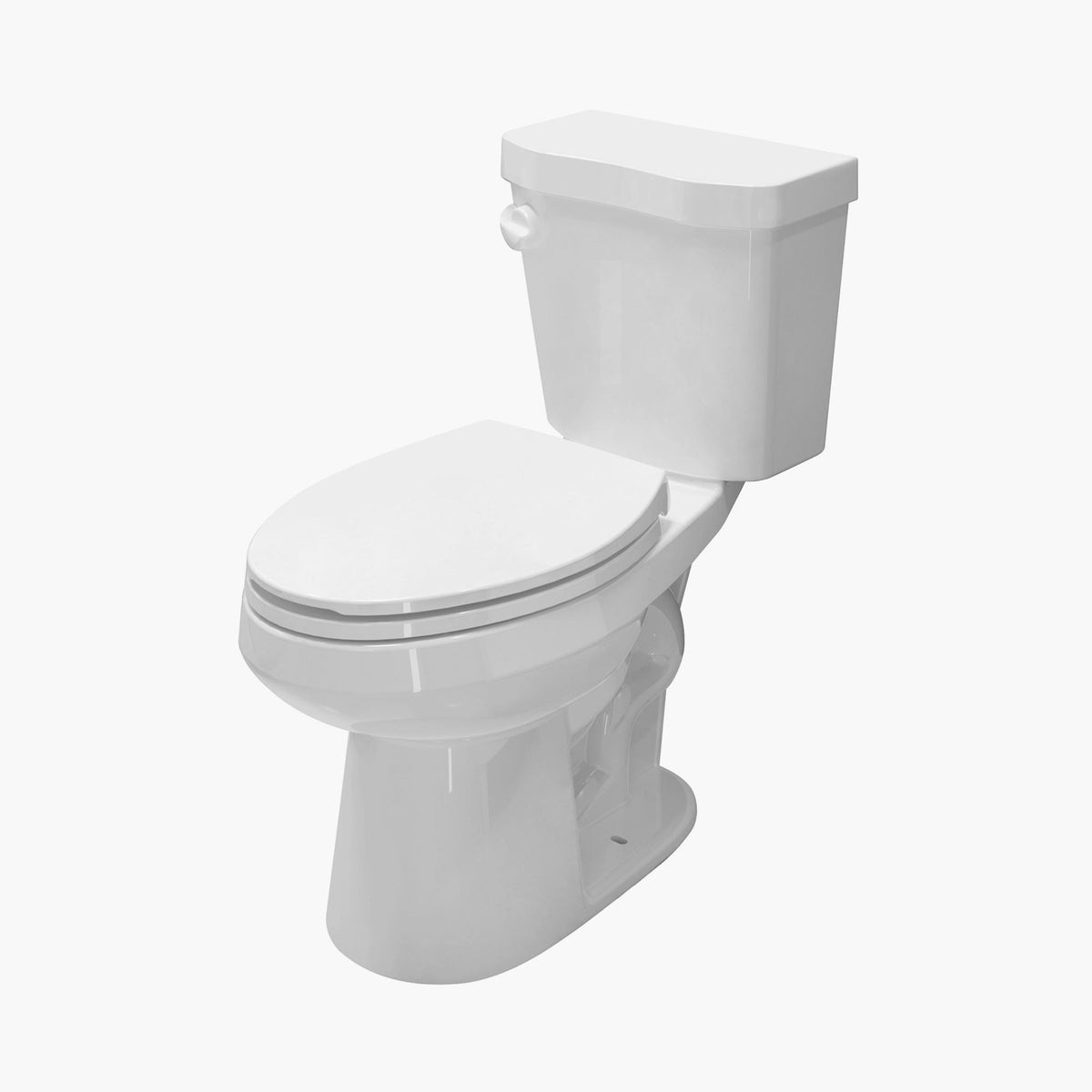 HOROW HWTT-E01S ADA 2-Piece Toilet – 1.28 GPF Single Flush Elongated