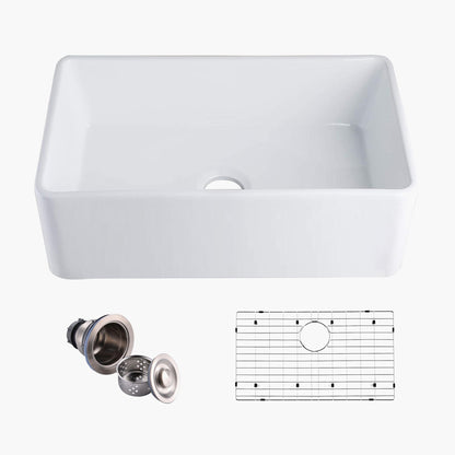 Farmhouse Sink With 30 Inch Single Basin Bowl Model HR-S0118W