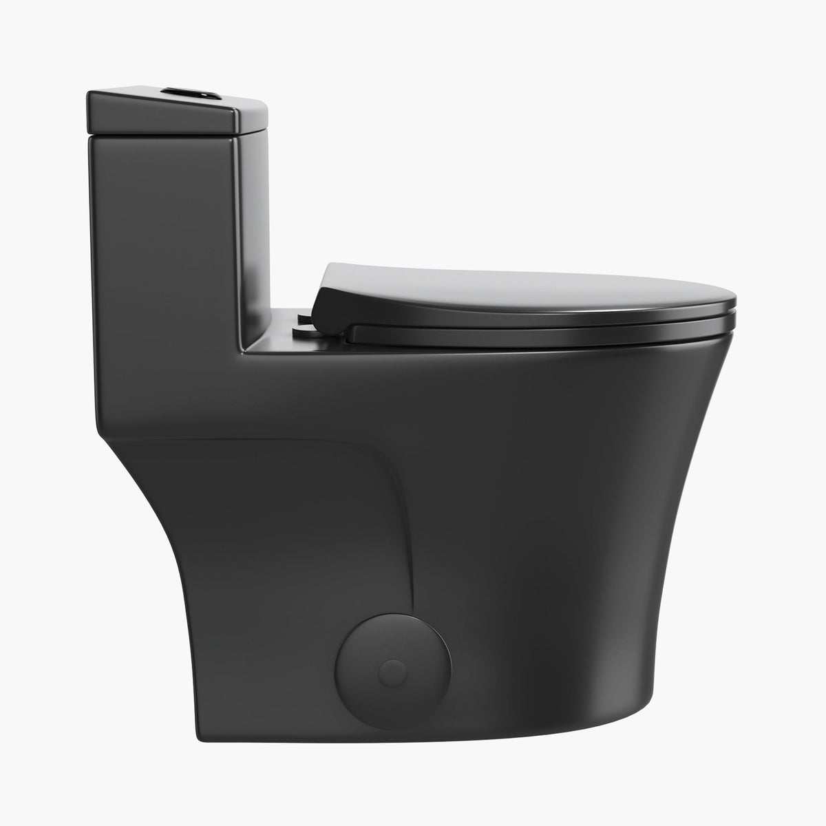 T0338B matte black one-piece toilet