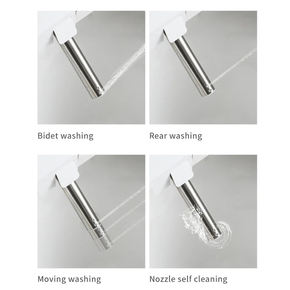 Automatic Flushing Smart Bidet Toilet with Dual Flush 1.32/1.58 GPF