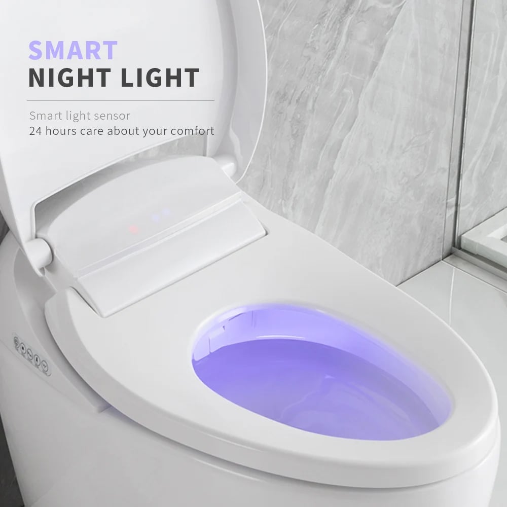 Automatic Flushing Smart Bidet Toilet with Dual Flush 1.32/1.58 GPF