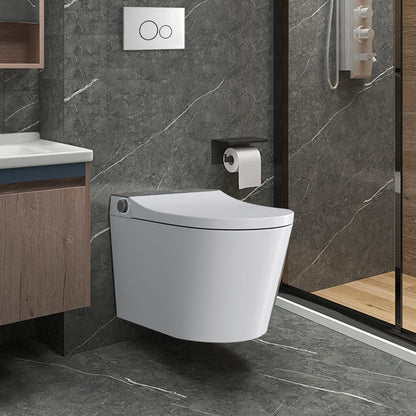 Airloo S1 Set of Two Wall-Mounted Smart Bidet Toilet with In-Wall Tank White 1.58 GPF