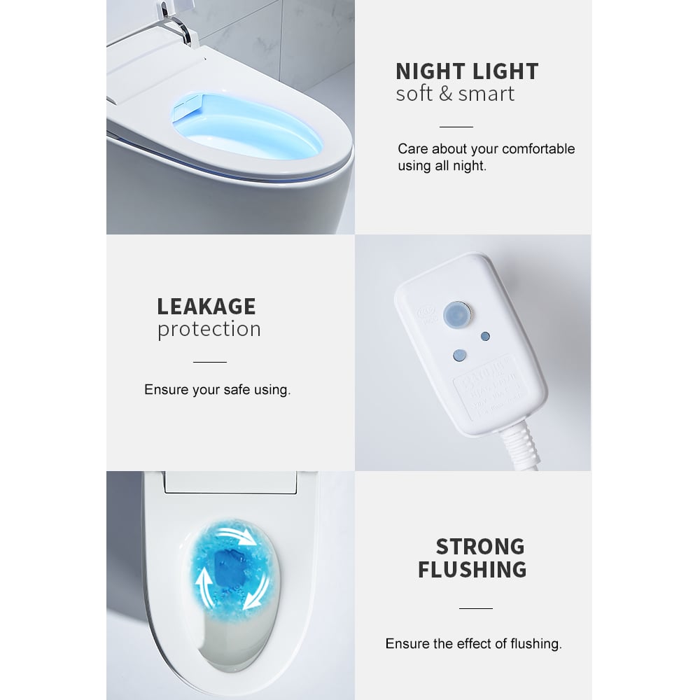 Hynova AX4 Smart Bidet Toilet with Foot Sensor Flushing 1.32 GPF