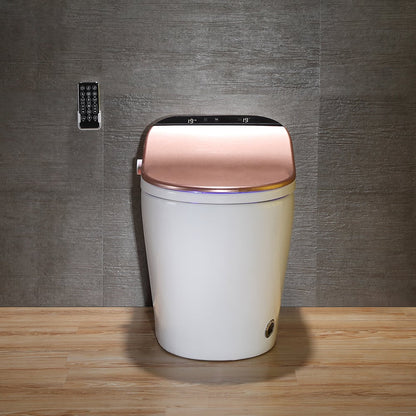 Hynova AX2 Automatic Smart Bidet Toilet with Auto Open/Close Lid Rose Gold 1.28 GPF