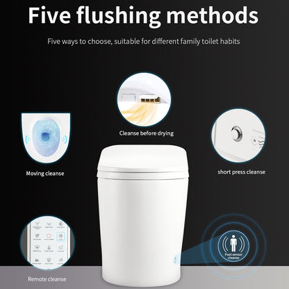 Fitro H1 Compact Smart Bidet Toilet with Deodorization and Automatic Flushing, 1.32 GPF