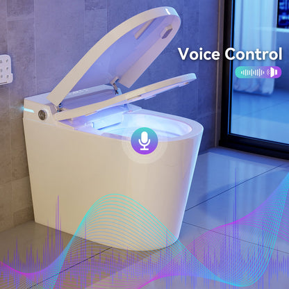 Fitro H2 Pro Compact Smart Bidet Toilet with Built-In Tank, UV Sterilization, 1.32 GPF