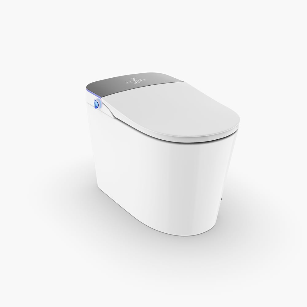Hynova AX7 Automatic Smart Bidet Toilet with Built-in Tank, ADA Compliant, 1.27 GPF