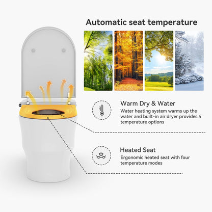 Nexin C2 Automatic Smart Bidet Toilet with Foam Shield and Aromatherapy