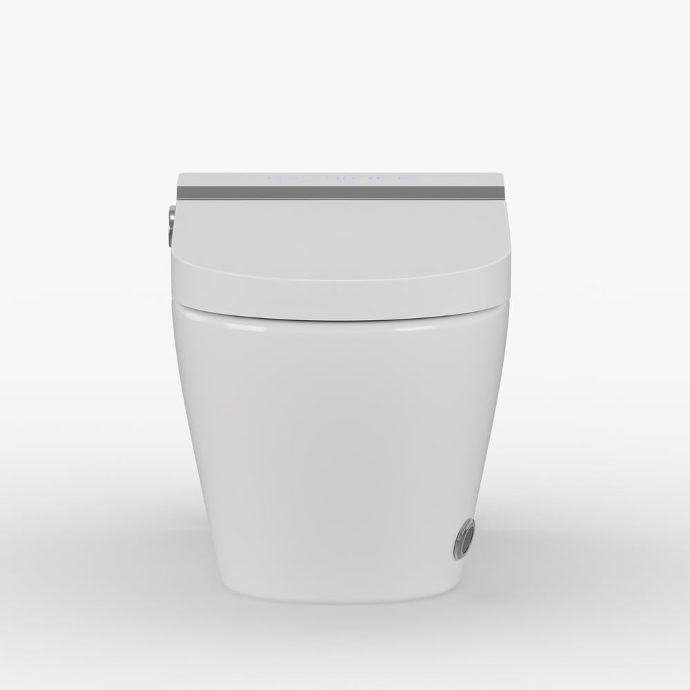 Airloo Smart Bidet Toilet with Built-in Tank and Auto-Open Lid, Dual Flush 1.1/1.6 GPF
