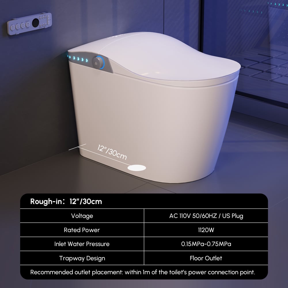 Nexin C3 Smart Bidet Toilet with UV Sterilization, Built-in aromatherapy