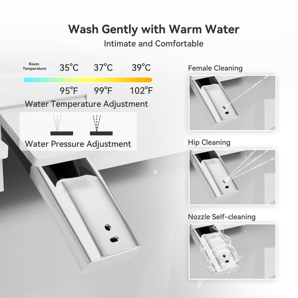 Cubera V2 Smart Bidet Toilet with Aromatherapy, Dual Flush 1.32/1.58 GPF