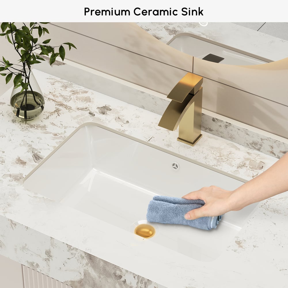36" Artis Freestanding Bathroom Vanity Single Sink Vanity Cabinet Sintered Stone Top