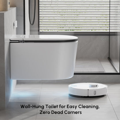Airloo S6 Wall-Mounted Smart Bidet Toilet with Auto Lid, Aromatherapy