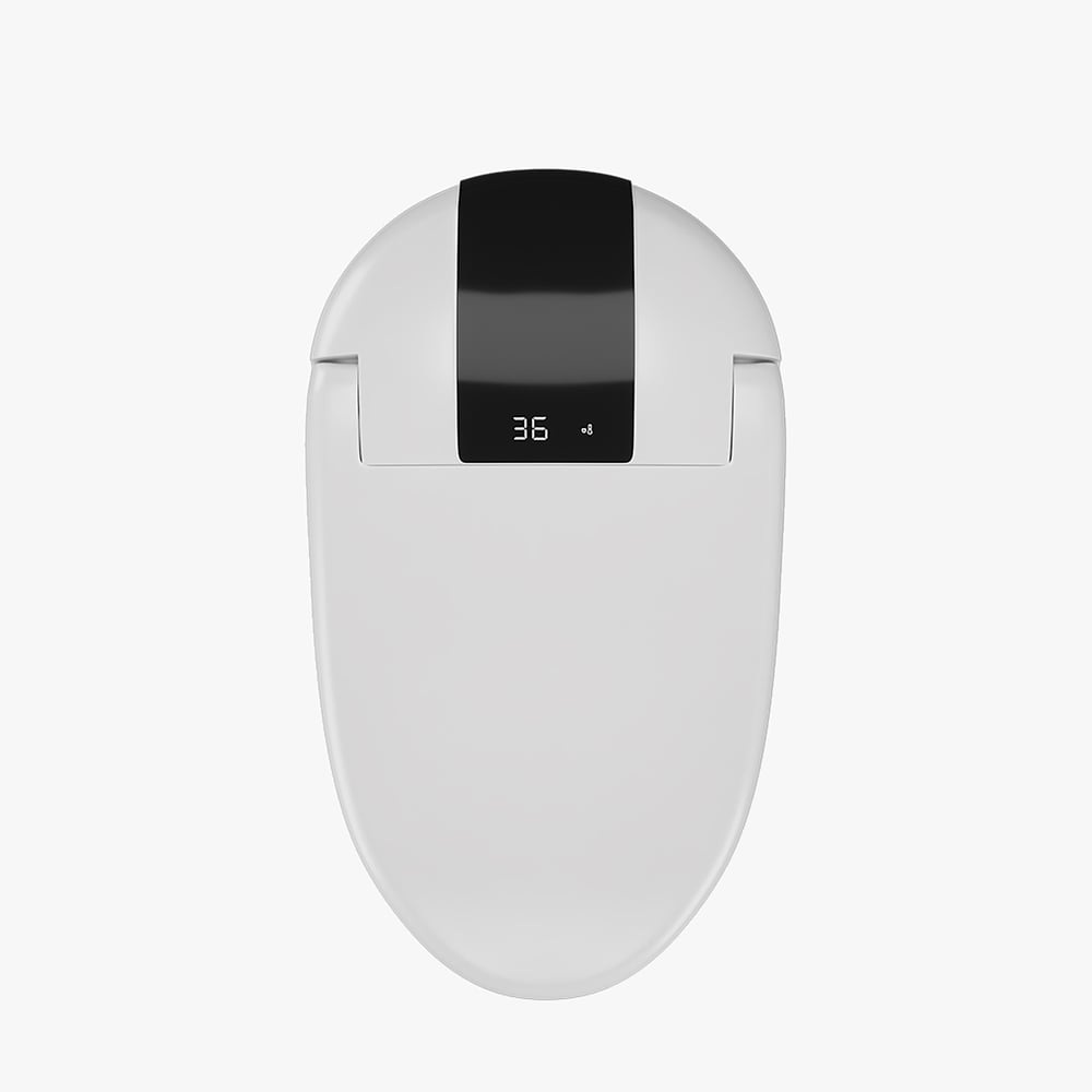 Hynova AX8 Pro Smart Bidet Toilet with UV Sterilization, White, 1.28 GPF