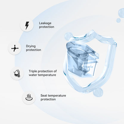 Glowin K1 Smart Bidet Toilet with Heated Seat & Rear Ambient Light, 1.32 GPF