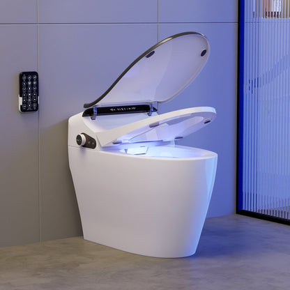 Hynova AX2 Automatic Smart Bidet Toilet with Auto Open/Close Lid Black 1.28 GPF
