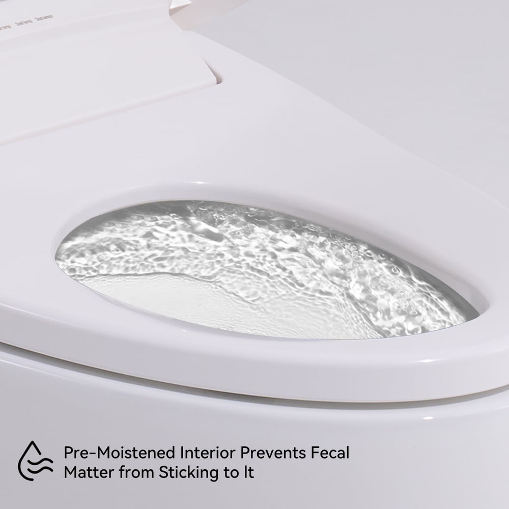 Automatic Flushing Smart Bidet Toilet with Dual Flush 1.32/1.58 GPF