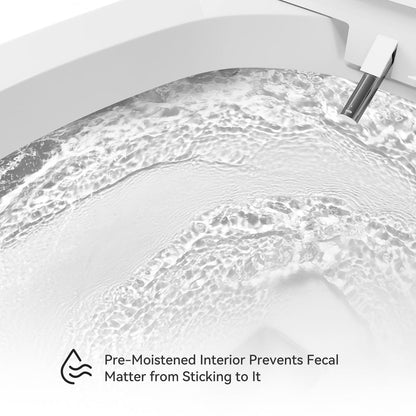 Hynova AX2 Pro Smart Bidet Toilet with Aromatherapy, Rose Gold, 1.28 GPF