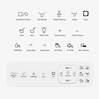 Cubera V2 Smart Bidet Toilet with Aromatherapy, Dual Flush 1.32/1.58 GPF