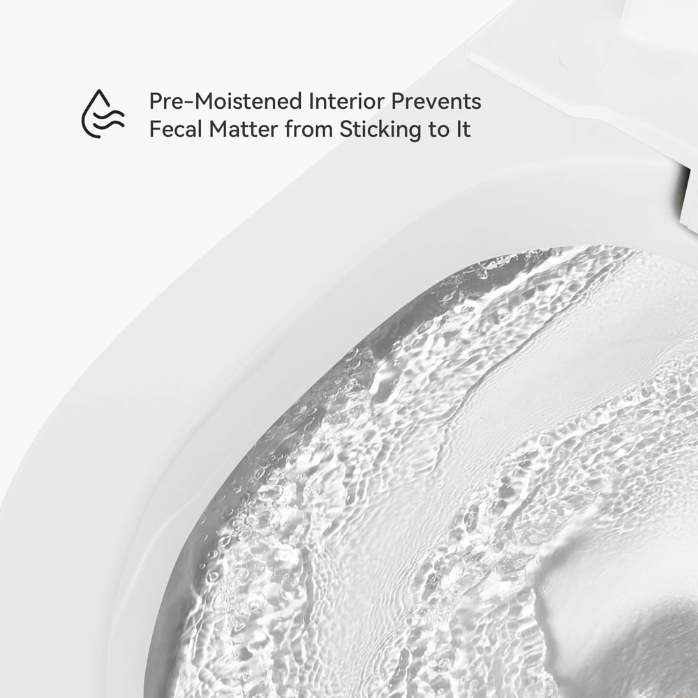 Fitro H2 Pro Compact Smart Bidet Toilet with Built-In Tank, UV Sterilization, 1.32 GPF