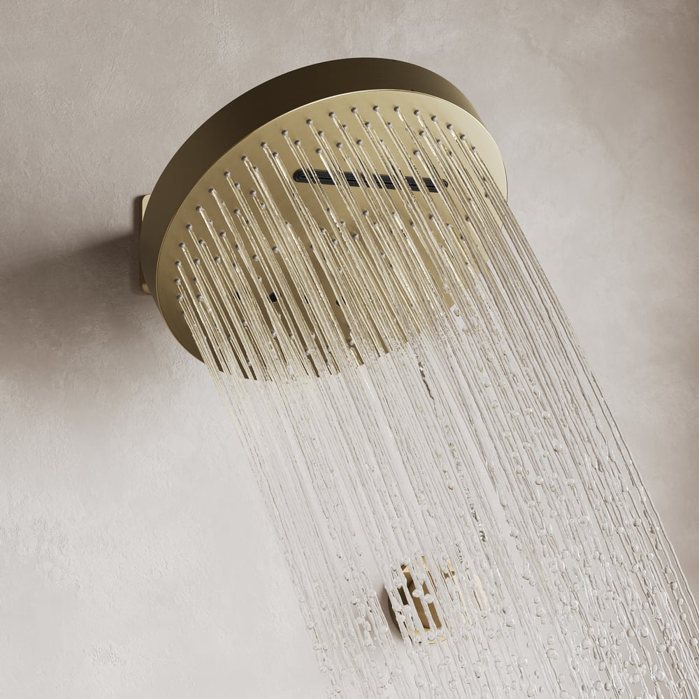 Luxury Wall-Mounted Shower System with Rainfall Head & Body Spray