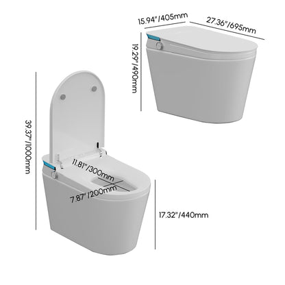 Glowin K4 Smart Bidet Toilet with Aromatherapy, ADA Height, Dual Flush 0.92/1.32 GPF