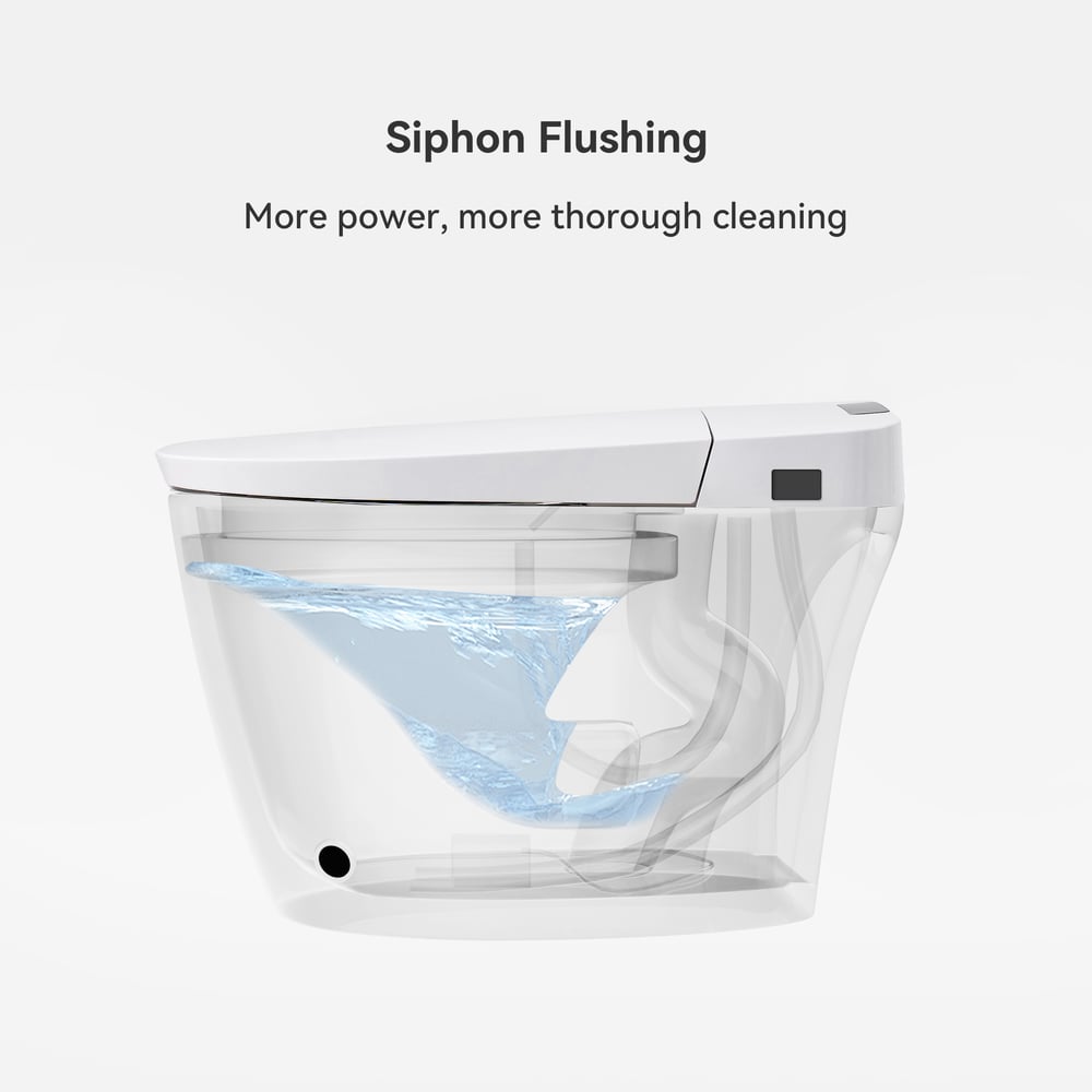 Hynova AX4 Smart Bidet Toilet with Foot Sensor Flushing 1.32 GPF