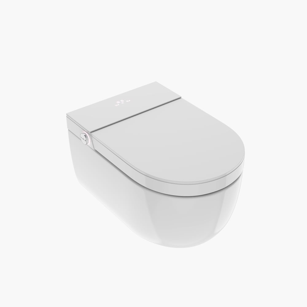 Airloo S2 Wall-Mounted Smart Bidet Toilet with In-Wall Tank, UV sterilization, 1.32 GPF