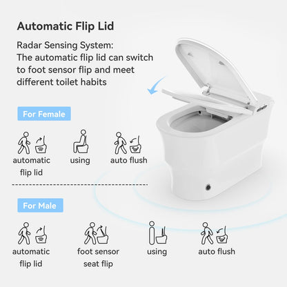 Nexin C2 Automatic Smart Bidet Toilet with Foam Shield and Aromatherapy