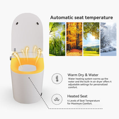 Nexin C3 Smart Bidet Toilet with UV Sterilization, Built-in aromatherapy