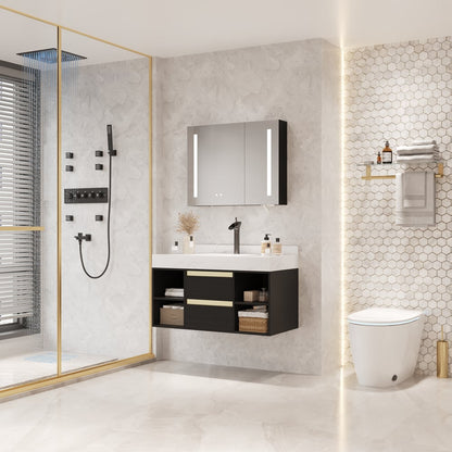 Glowin K2 Smart Bidet Toilet with Built-in Tank, 1.28 GPF