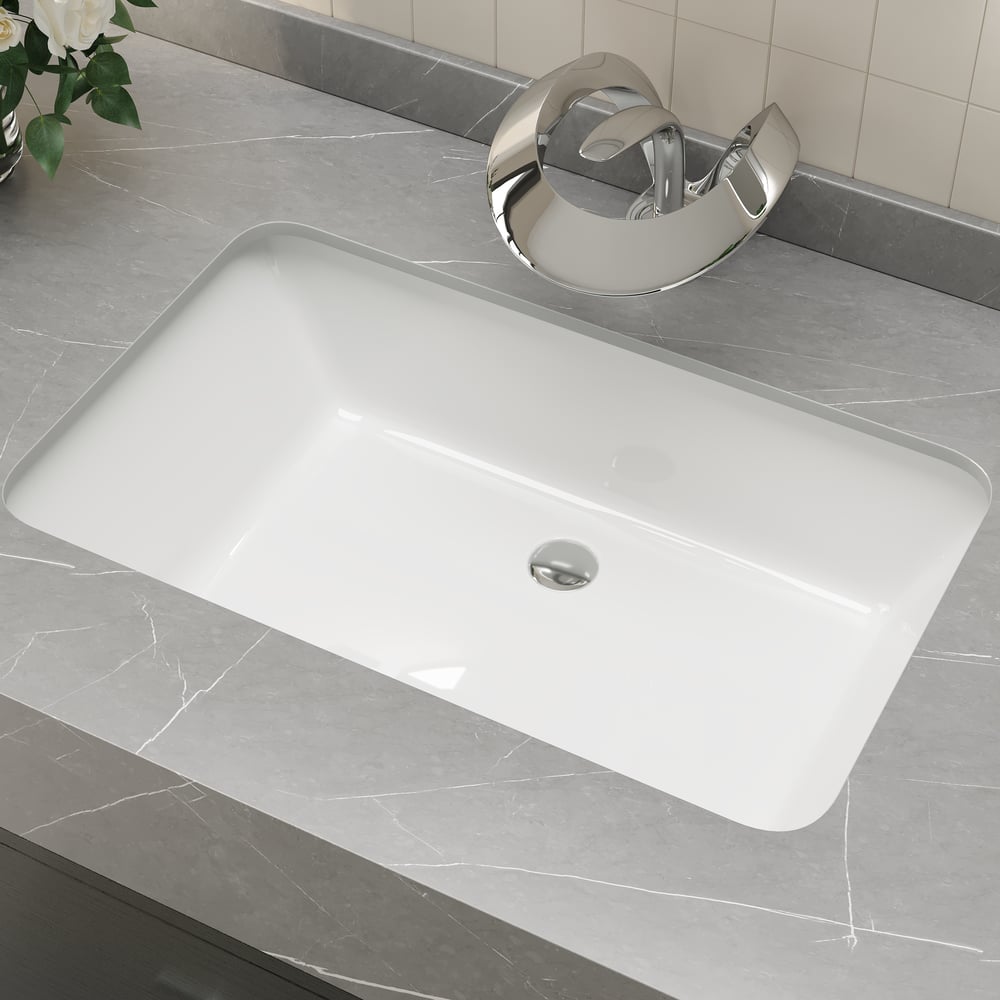 39.4" Freestanding Black Bathroom Vanity, Sintered Stone Countertop & Silver Handles