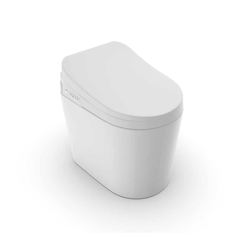 Fitro H1 Compact Smart Bidet Toilet with Deodorization and Automatic Flushing, 1.32 GPF