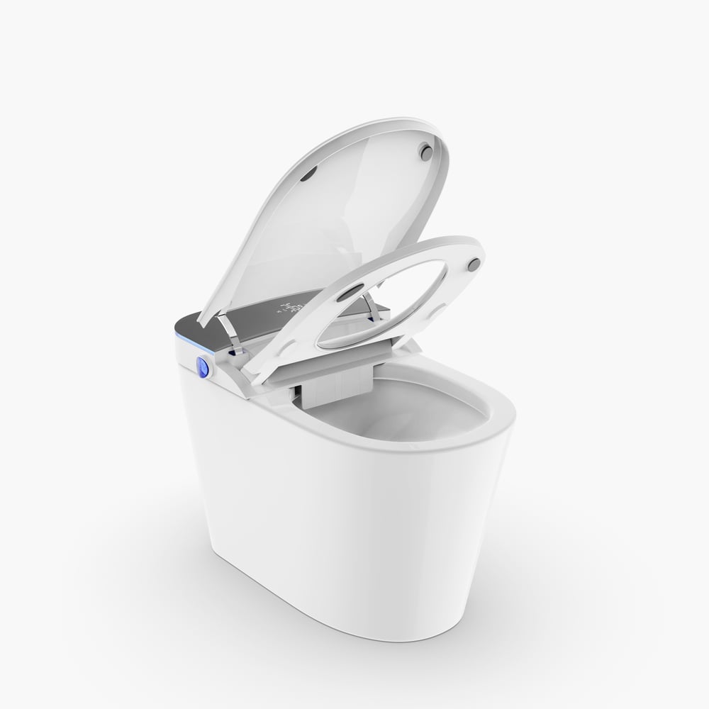 Hynova AX7 Automatic Smart Bidet Toilet with Built-in Tank, ADA Compliant, 1.27 GPF