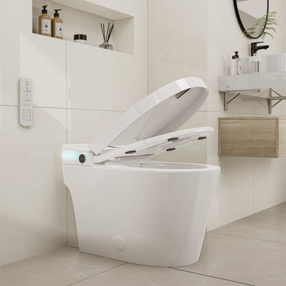 Glowin K1 Smart Bidet Toilet with Heated Seat & Rear Ambient Light, 1.32 GPF