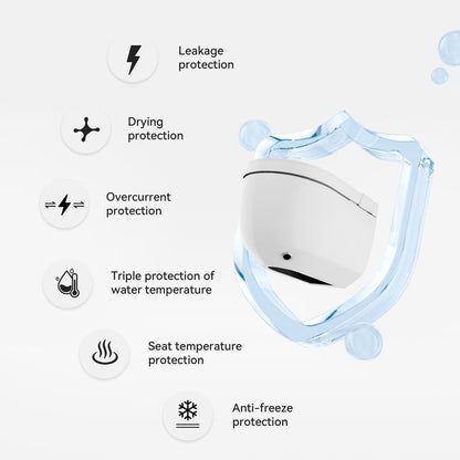 Airloo S2 Wall-Mounted Smart Bidet Toilet with In-Wall Tank, UV sterilization, 1.32 GPF