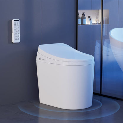 Fitro H1 Compact Smart Bidet Toilet with Deodorization and Automatic Flushing, 1.32 GPF