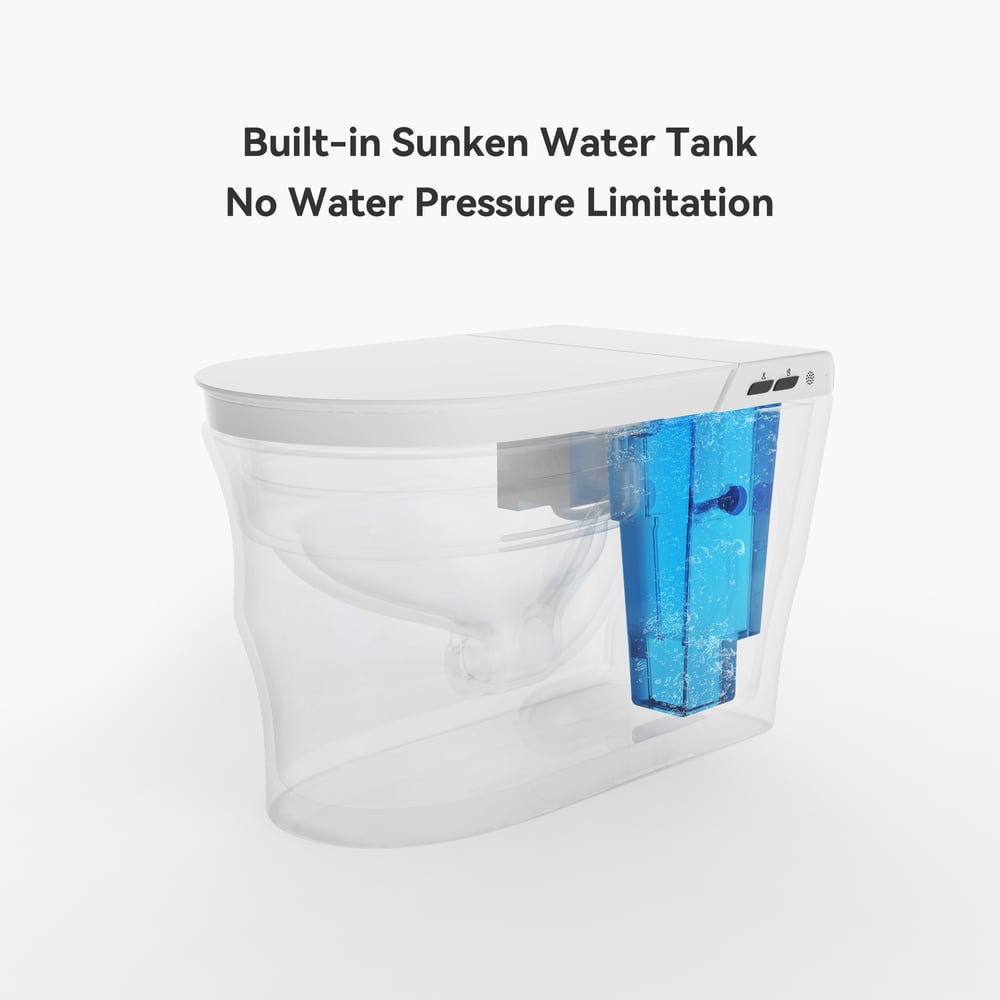 Nexin C2 Automatic Smart Bidet Toilet with Foam Shield and Aromatherapy