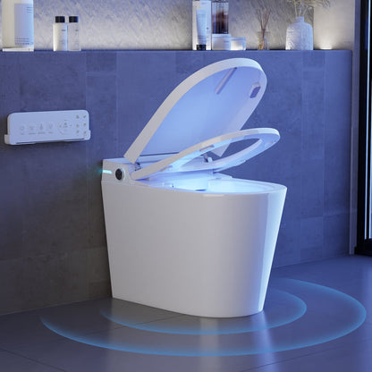 Fitro H2 Pro Compact Smart Bidet Toilet with Built-In Tank, UV Sterilization, 1.32 GPF