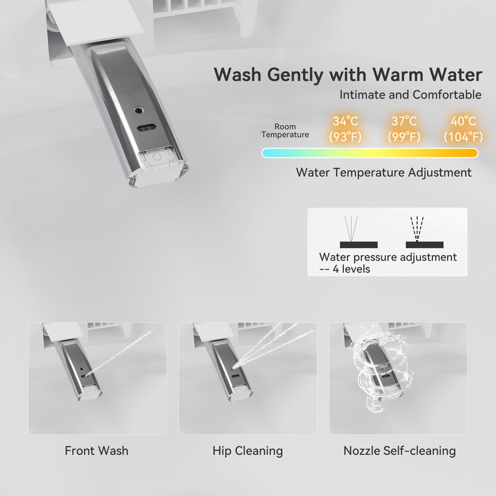 Nexin C3 Smart Bidet Toilet with UV Sterilization, Built-in aromatherapy