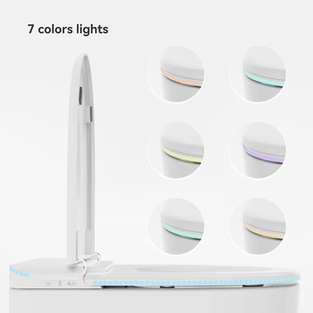 Glowin K2 Smart Bidet Toilet with Built-in Tank, 1.28 GPF