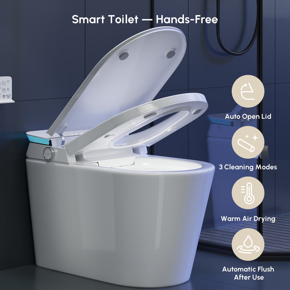 Glowin K4 Smart Bidet Toilet with Aromatherapy, ADA Height, Dual Flush 0.92/1.32 GPF