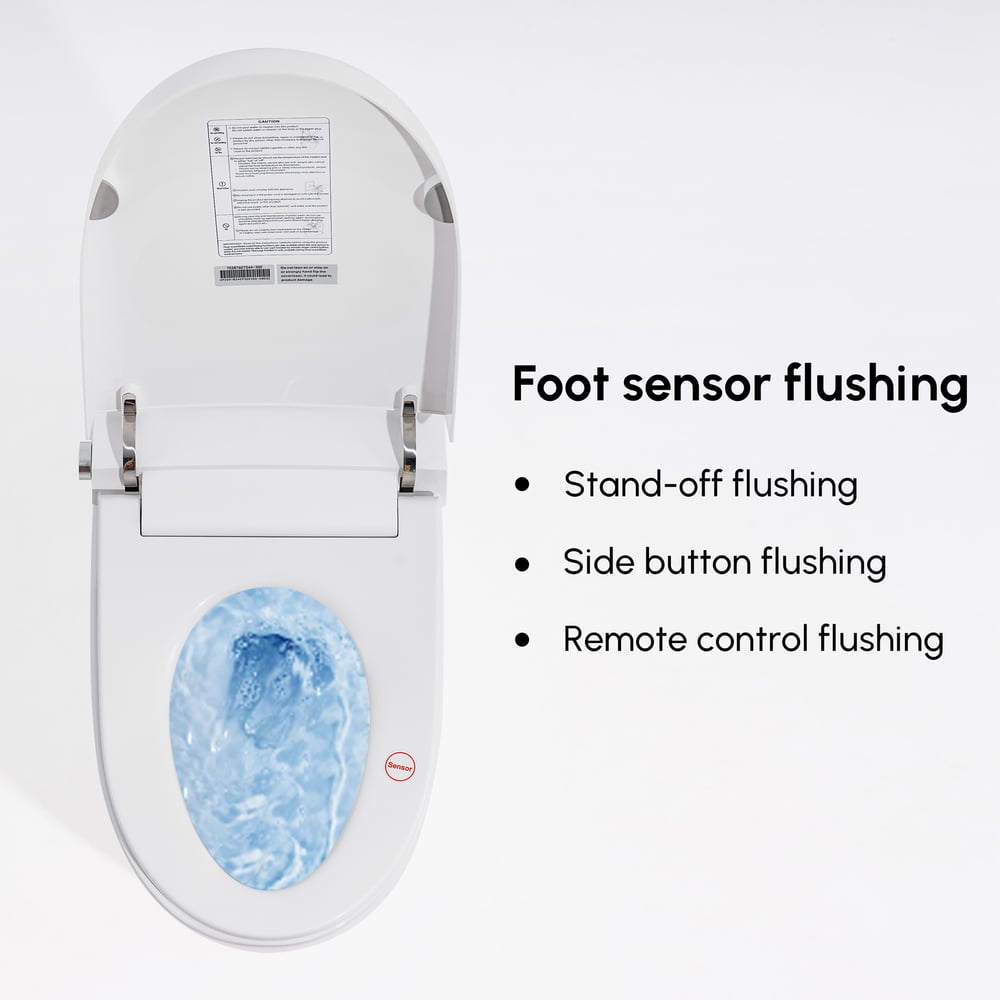 Hynova AX4 Smart Bidet Toilet with Foot Sensor Flushing 1.32 GPF