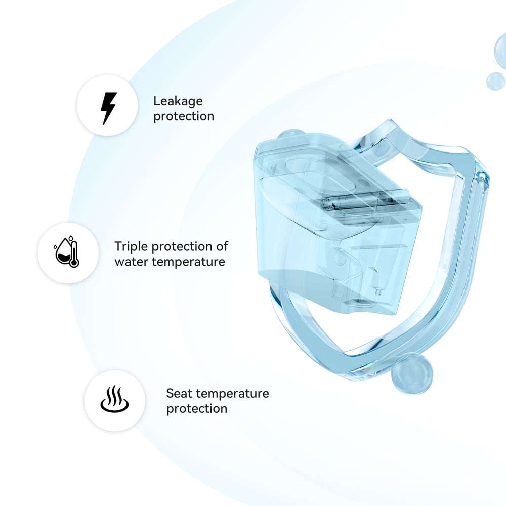 Cubera V2 Smart Bidet Toilet with Aromatherapy, Dual Flush 1.32/1.58 GPF
