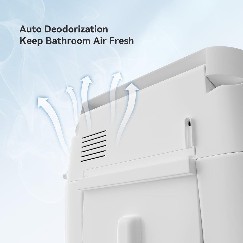 Fitro H1 Compact Smart Bidet Toilet with Deodorization and Automatic Flushing, 1.32 GPF