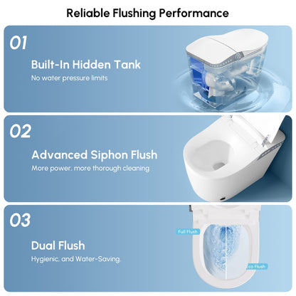 Nexin C3 Smart Bidet Toilet with UV Sterilization, Built-in aromatherapy