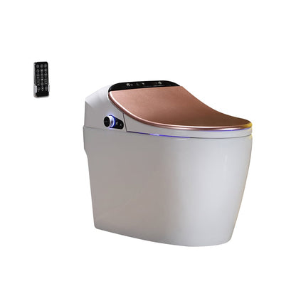 Hynova AX2 Automatic Smart Bidet Toilet with Auto Open/Close Lid Rose Gold 1.28 GPF